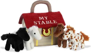 Aurora® Engaging Baby Talk™ My Stable™ Baby Stuffed Animal - Sensory Delight - Interactive Learning - Multicolor 8 Inches