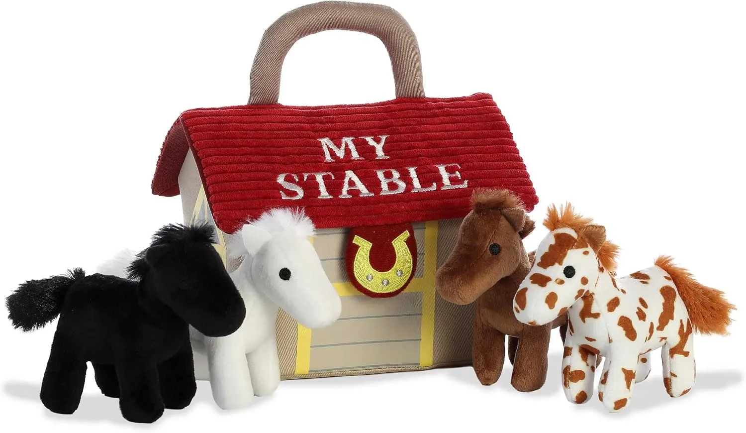Aurora® Engaging Baby Talk™ My Stable™ Baby Stuffed Animal - Sensory Delight - Interactive Learning - Multicolor 8 Inches