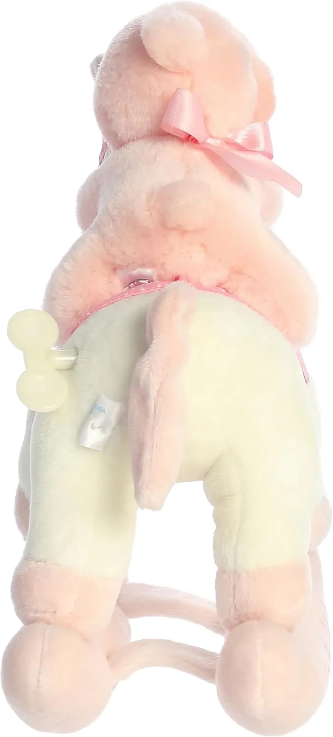 Aurora® Melodious Musicals! Baby Girl Rocking Horse™ Baby Stuffed Animal - Musical Entertainment - Engaging Play - Pink 12 Inches