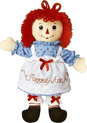 Aurora® Timeless Raggedy Ann & Raggedy Andy® Raggedy Ann Classic Stuffed Animal - Cherished Memories - Lasting Play - Multicolor 16 Inches