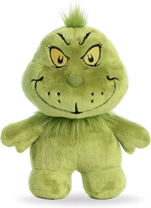 Aurora® Whimsical Dr. Seuss™ Dood Plushie™ Grinch Stuffed Animal - Magical Storytelling - Officially Licensed - Green 8.5 Inches