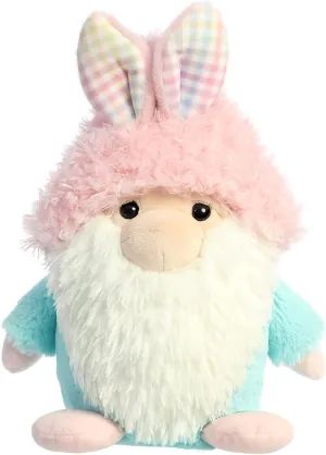 Aurora World 10" Pastel Plush Bunny Gnome 2 Piece Easter Bundle, Bitsy Rainbowgem and Ziggy Blossomtoes