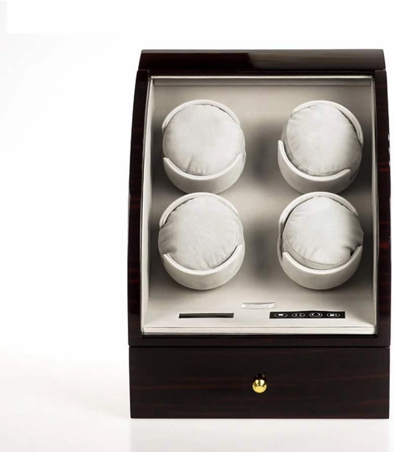 Automatic Watch Winder,Quad Shaker Mechanical Box, Advanced Control and Quiet Motor, LCD Digital Touch Display, 3 Jewelr