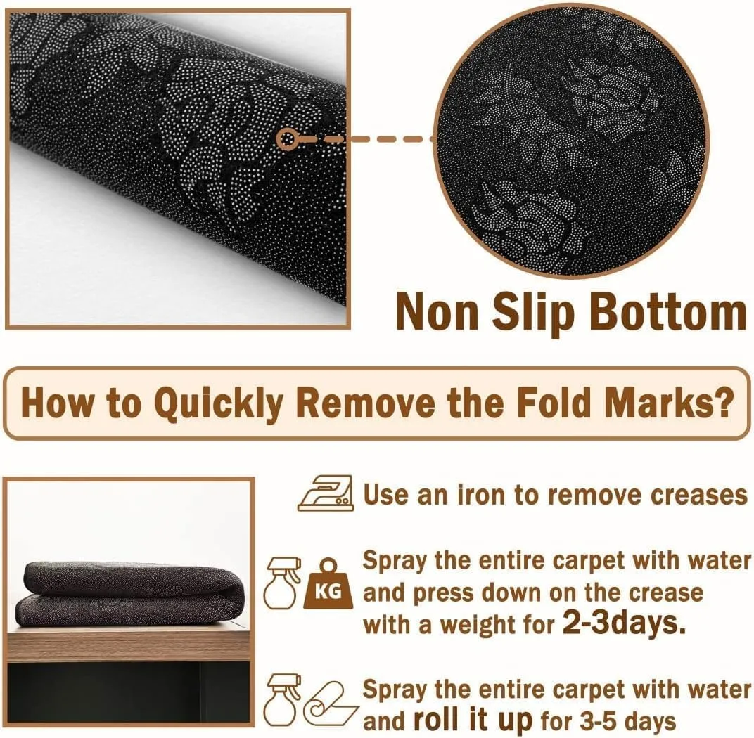 Autumn Rustic Cabin Runner Rug, 2x10ft, Cheetah Brown Western Rustic Pattern Hallway Rugs, Soft Non-Slip Floor Mat Novelty Farmhouse Long Indoor Carpet for Laundry Room Entryway