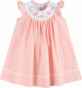 Baby and Girls Smocked Easter Bunny Bishop Dress
