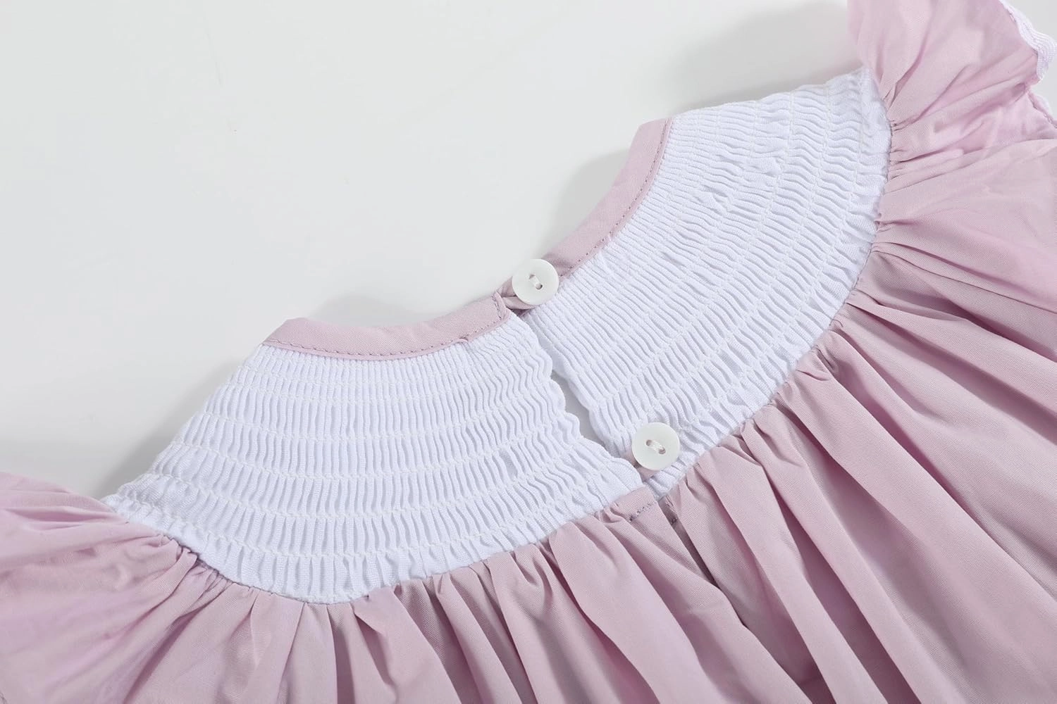 Baby and Girls Smocked Easter Bunny Bishop Dress