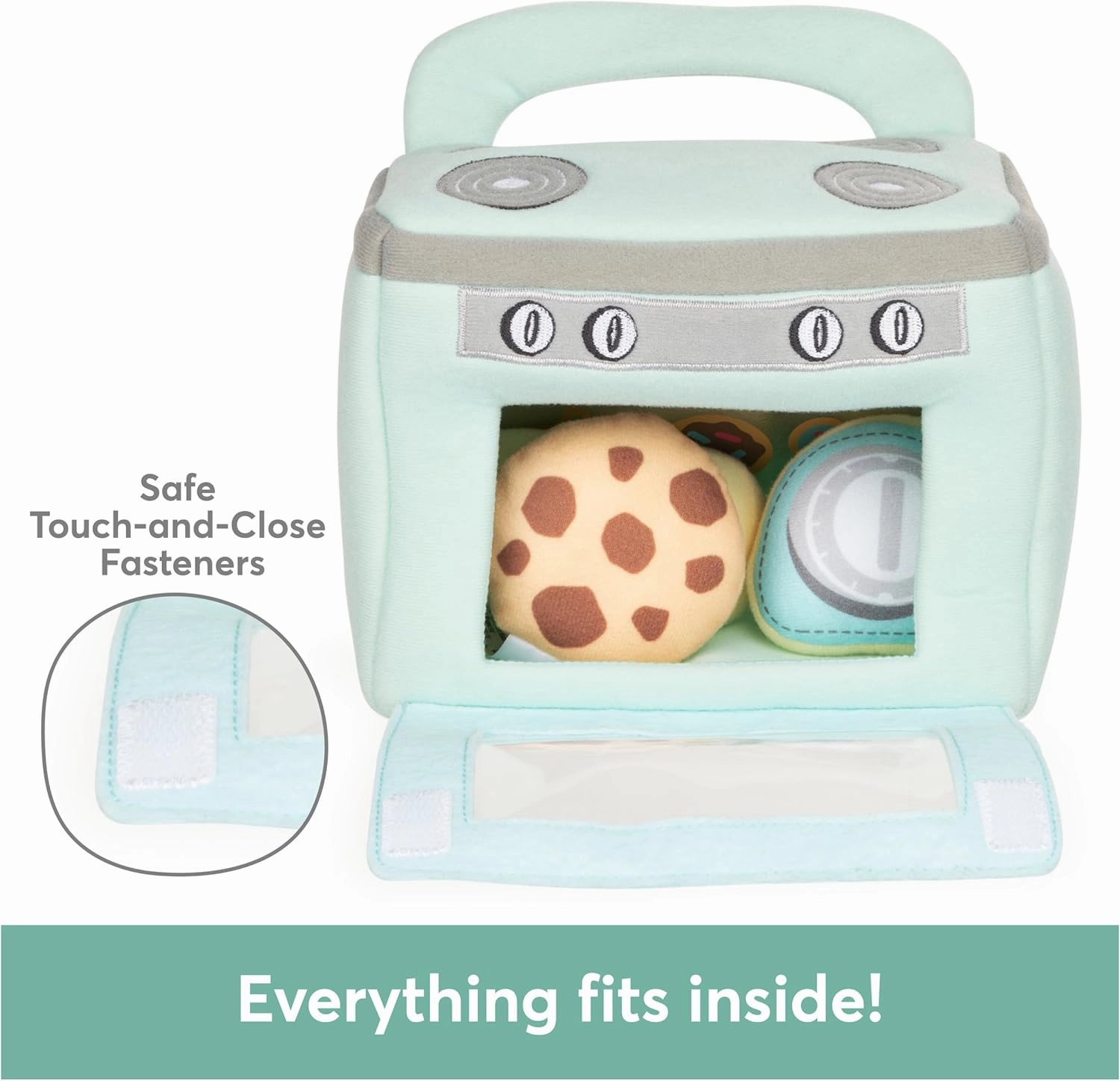 Baby GUND My First Baking Plush Playset with Sounds, Rattle, Squeaks and Crinkles, Ultra Soft Plush Sensory Toy for Babies and Newborns