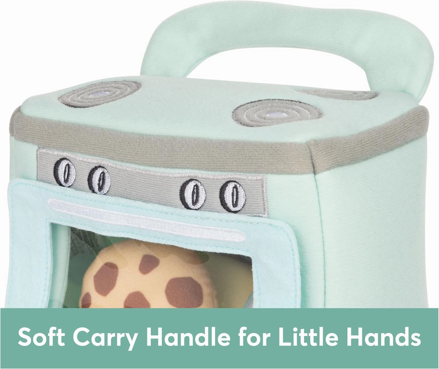 Baby GUND My First Baking Plush Playset with Sounds, Rattle, Squeaks and Crinkles, Ultra Soft Plush Sensory Toy for Babies and Newborns