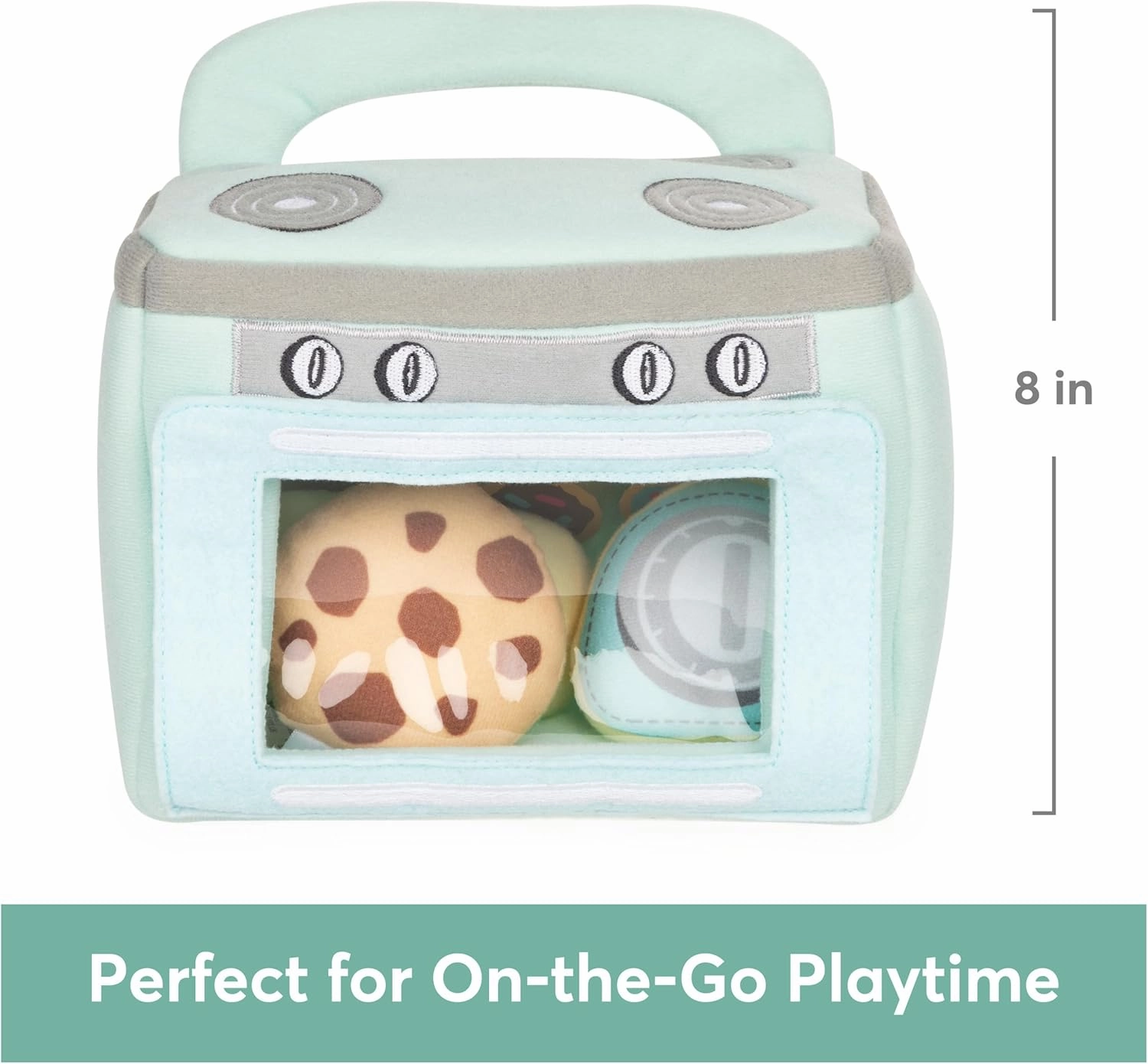 Baby GUND My First Baking Plush Playset with Sounds, Rattle, Squeaks and Crinkles, Ultra Soft Plush Sensory Toy for Babies and Newborns