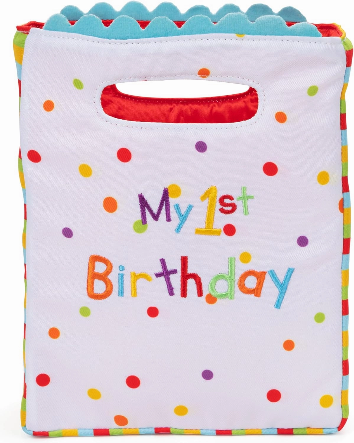 Baby GUND, My First Birthday-Themed 5-Piece Plush Playset, Sensory Toys for Babies, 8”