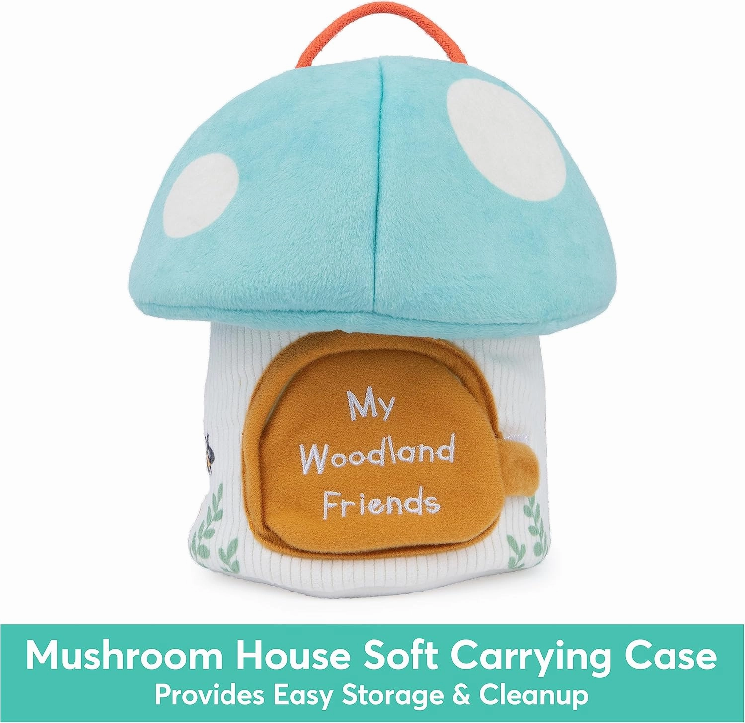 Baby GUND Play Soft My Woodland Friends 5-Piece Plush Playset with Rattle, Squeaker & Crinkle Plush Toys, Sensory Toy for Babies & Newborns, 7.5”