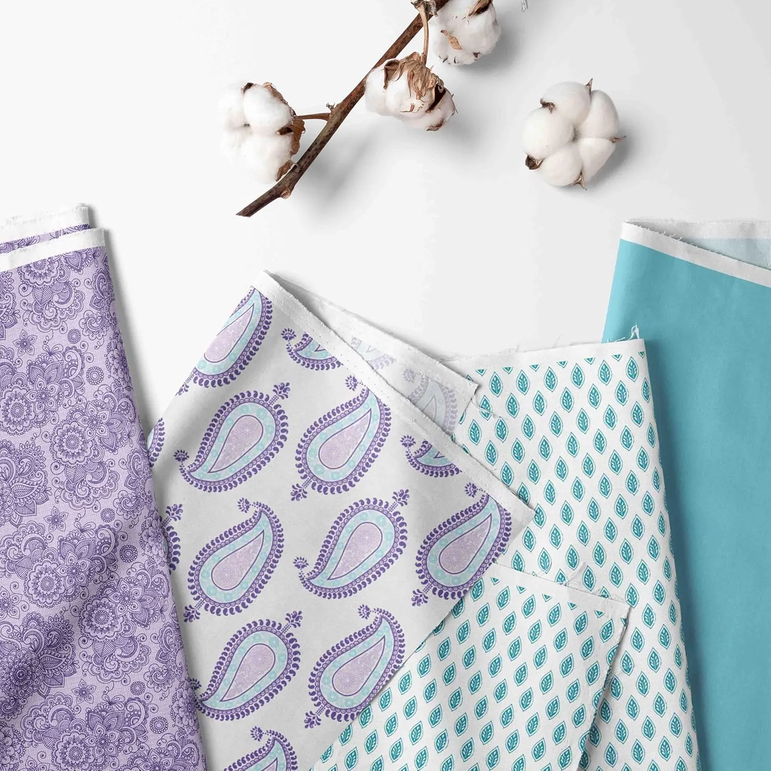 Bacati - Paisley Kids Storage (Nursery Storage Caddy, Lilac/Purple/Aqua)