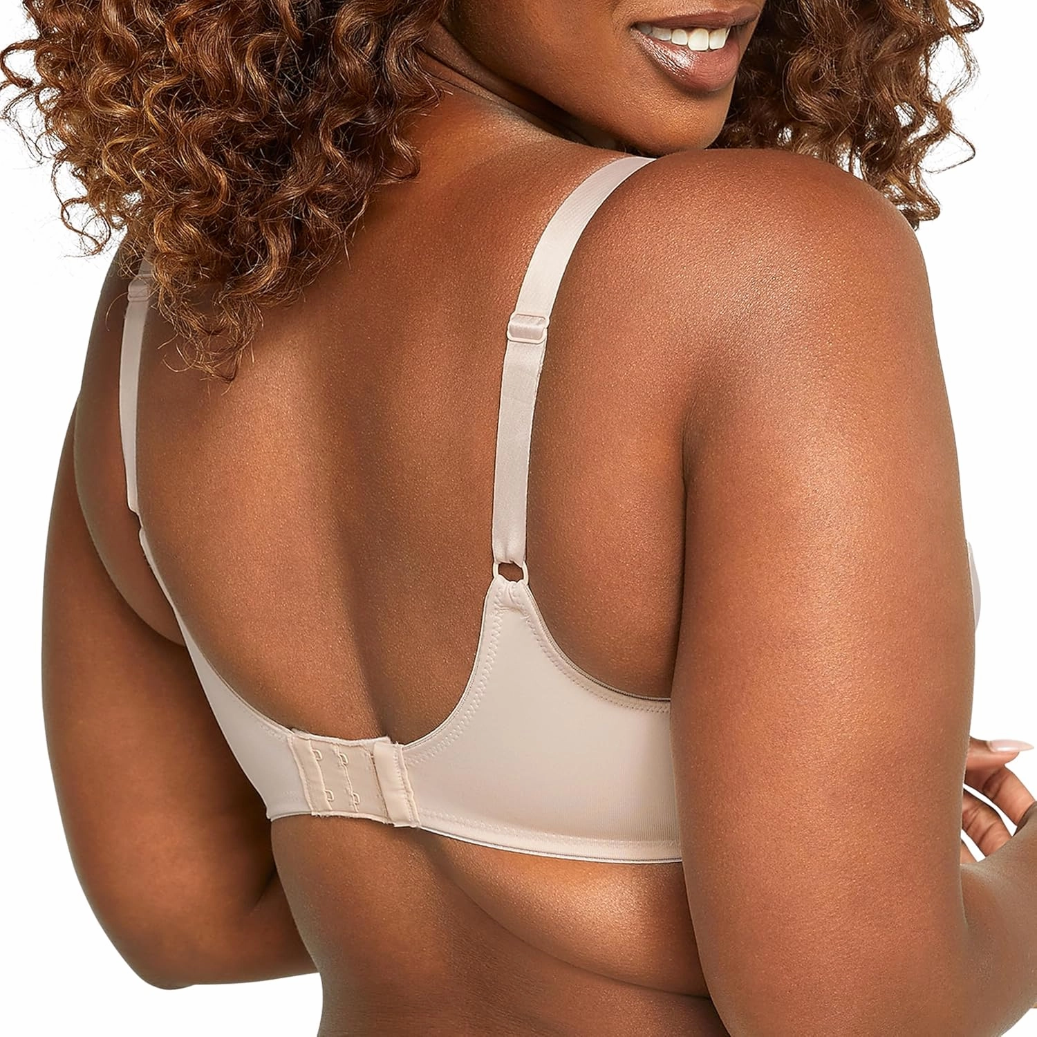 Bali Women's Lilyette Minimizer Underwire Lace Trim, Microfiber Full Coverage Bra