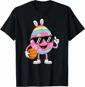 Basketball Easter Egg Dunk Easter Day Kids Men Women T-Shirt