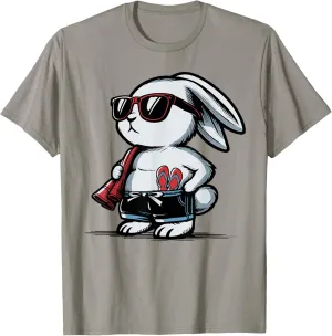 Beach Rabbit Bunny Beach-Goer Summer T-Shirt