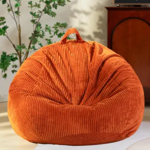 Bean Bag Chairs Cover (No Filler), Bean Bag Cover, Bean Bag for Kids, Adults, Teens-Large 36 x 45 inches Coffee Bean Bag