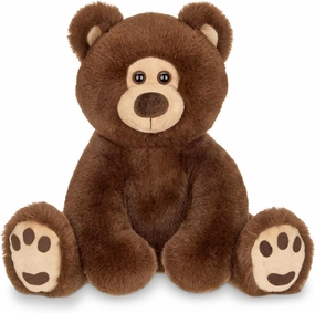 Bearington Lil' Barnaby Chocolate Brown Plush Stuffed Animal Teddy Bear, 11.5 inches