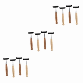 Beaupretty 12pcs Handle Safety for Men Women Stainless Steel Blades for Smooth Shave Ergonomic Design for Precision Trimming for Facial Body Hair Removal