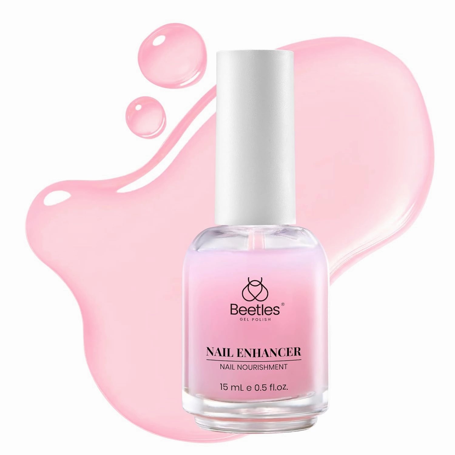 Beetles 3pcs 7.5ml Gel Top Coat Base Coat & Cuticle Oil Set with Nail Strengthener