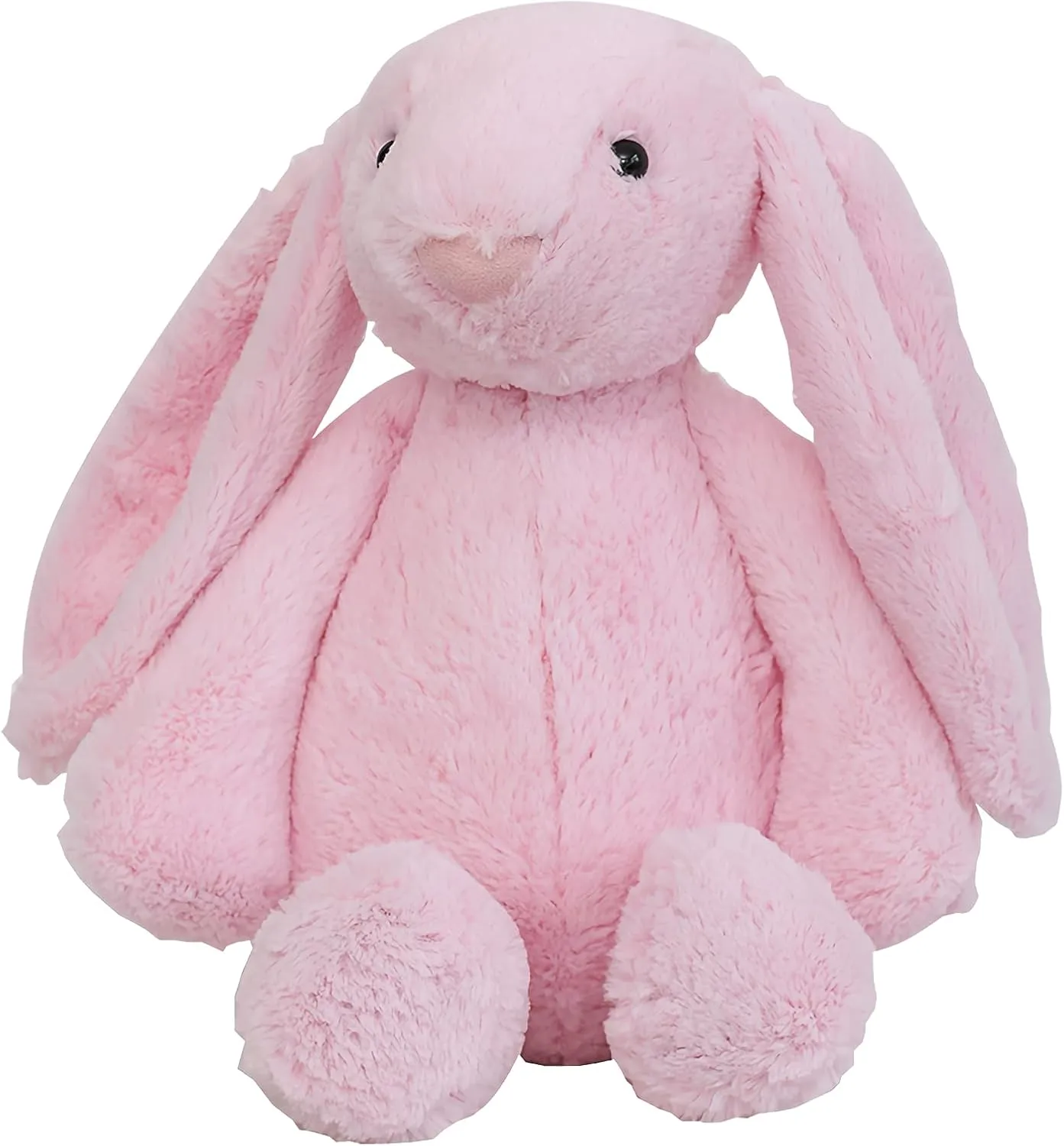 Beige Stuffed Animal Bunny Rabbit - Adorable Plush Companion for Cuddles & Playtime. Soft & Huggable with Lifelike Features. Ideal Gift for Kids & Rabbit Lovers (Bonnie Rabbit-Beige 15.8 inch)