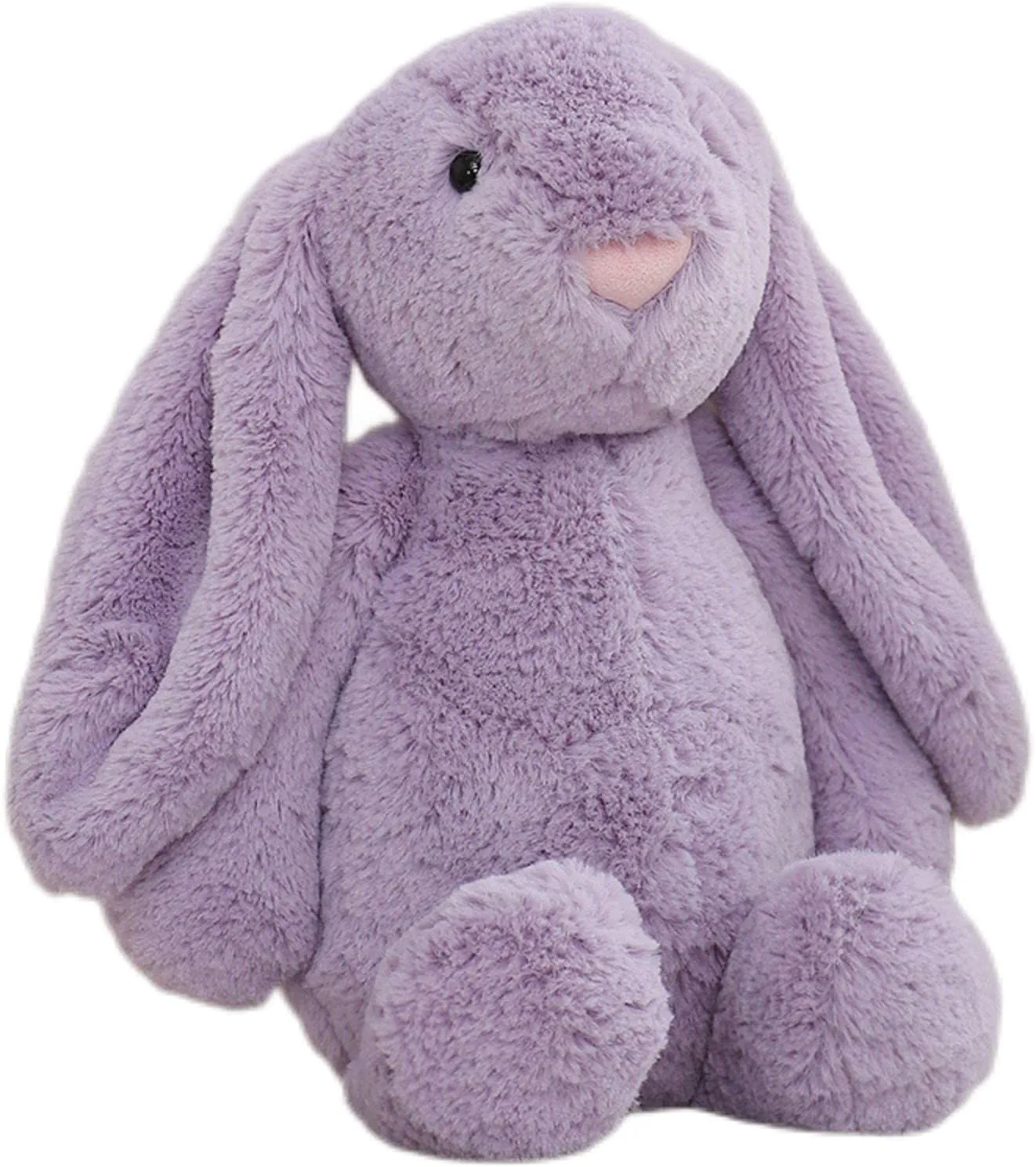 Beige Stuffed Animal Bunny Rabbit - Adorable Plush Companion for Cuddles & Playtime. Soft & Huggable with Lifelike Features. Ideal Gift for Kids & Rabbit Lovers (Bonnie Rabbit-Beige 15.8 inch)