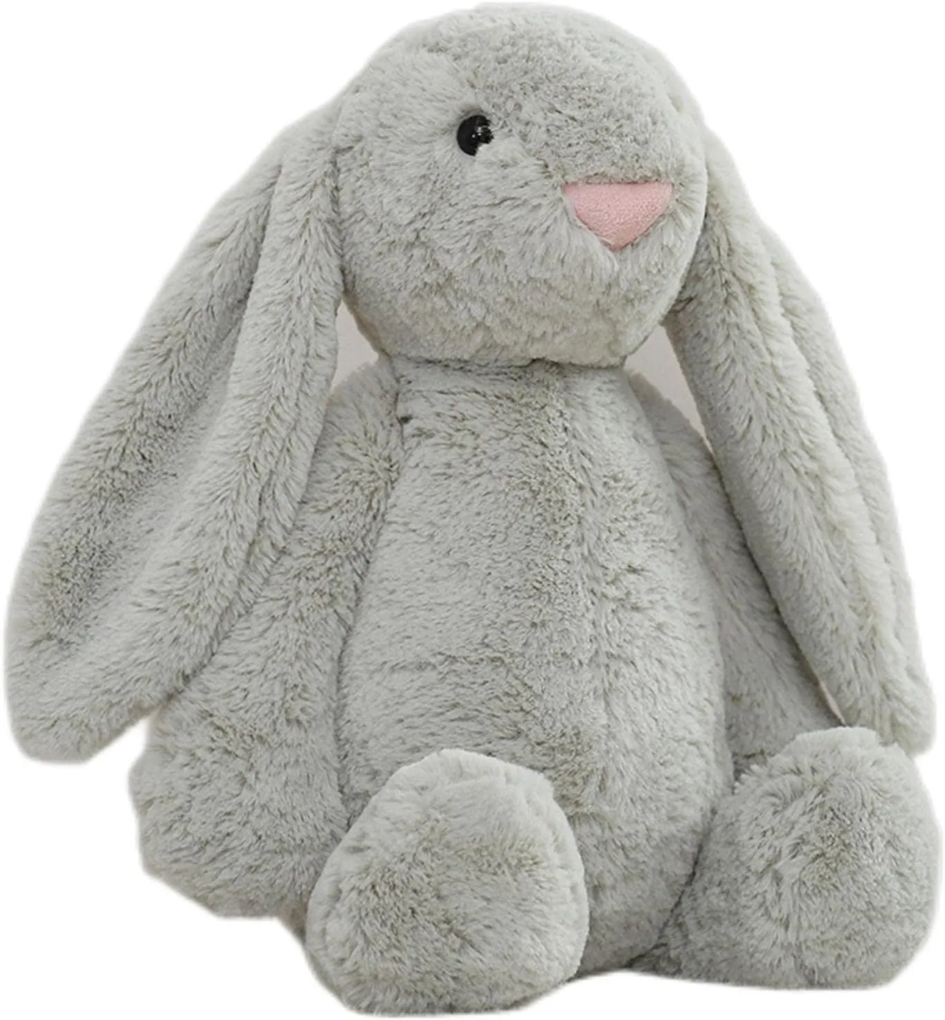 Beige Stuffed Animal Bunny Rabbit - Adorable Plush Companion for Cuddles & Playtime. Soft & Huggable with Lifelike Features. Ideal Gift for Kids & Rabbit Lovers (Bonnie Rabbit-Beige 15.8 inch)