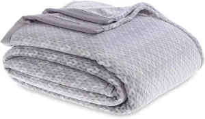 Berkshire Classic Velvety Plush Full/Queen Blanket ( Grey Geo )