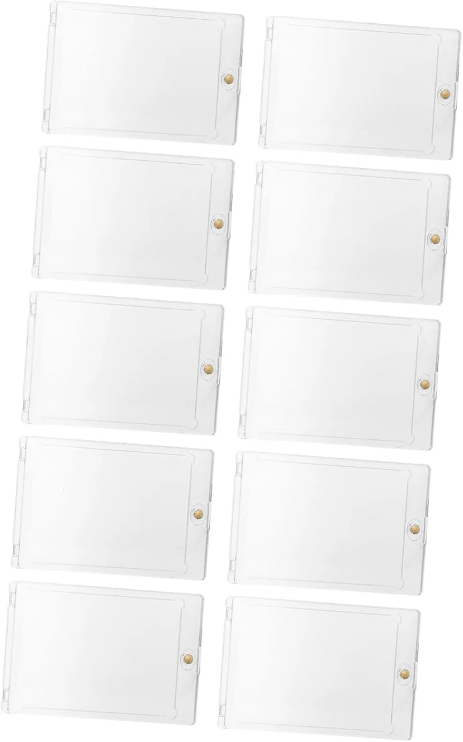 BESPORTBLE 10Pcs Game Card Holder Magnetic Box Playing Card Case for Organizing Transparent Hard Design for Game Clubs Offices and Schools