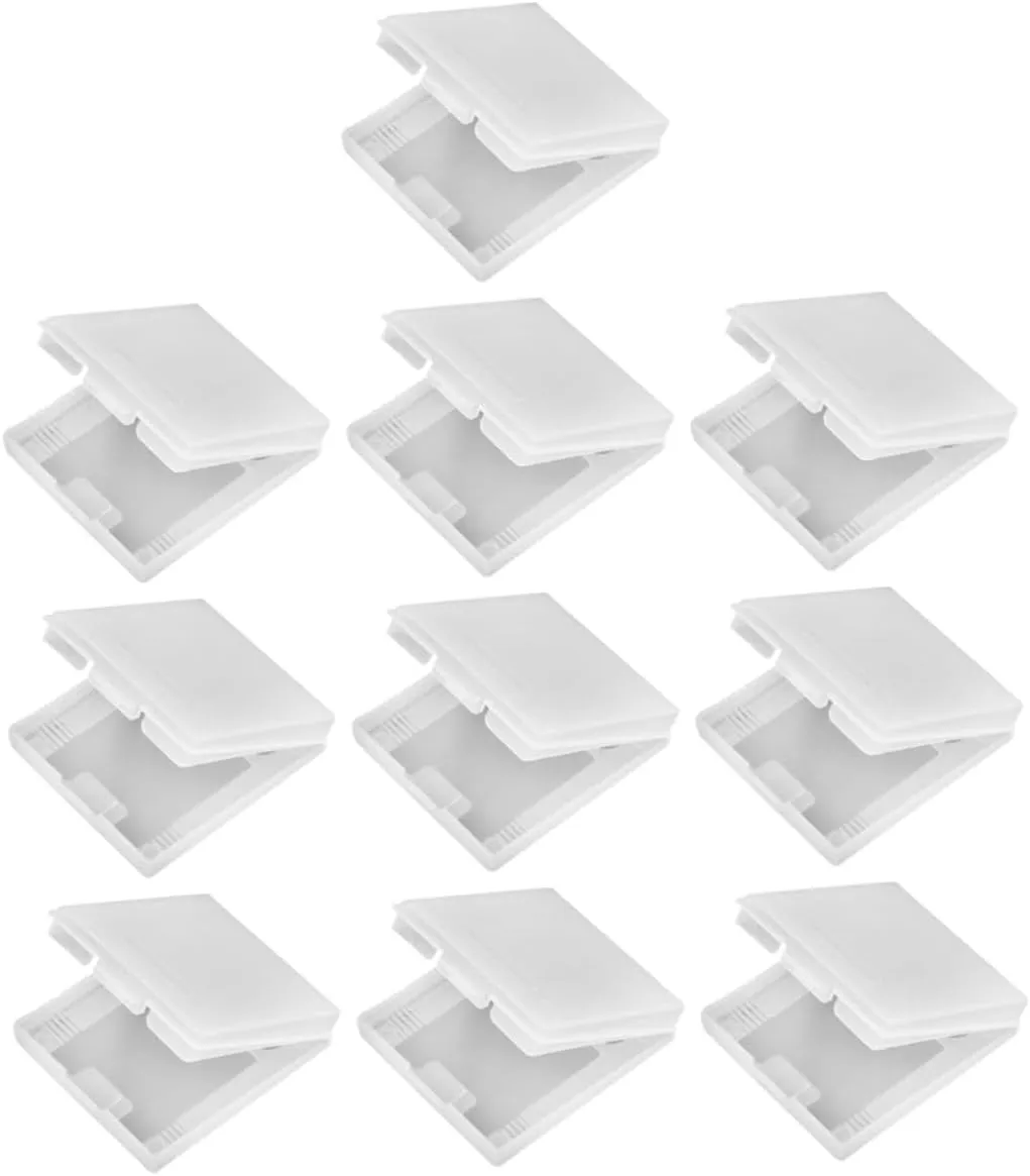 BESPORTBLE 2sets 10pcs Game Cards Case Box Portable Storage Organizer for Trading Cards Material Scratch Resistant Design for Gaming Enthusiasts 10pcs*2
