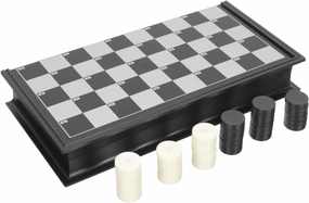 BESPORTBLE Folding Checkerboard Checkers Training Toys Chess Sets for Boys and Girls Adults