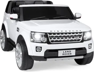Best Choice Products 12V 3.7 MPH 2-Seater Licensed Land Rover Ride On Car Toy w/Parent Remote Control, MP3 Player - White