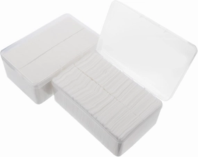 BESTYASH 2000pcs Non-Woven Disposable Makeup Pads for Facial Care Soft Gentle Cleaning Tool Safe for Skin for Daily Makeup Removal and Cleansing