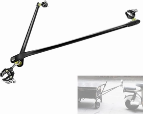 Bike Trailer Hitch Bike Bicycle Trailer for Grocery Sports Garden Shopping Camping Trailer Connector for Portable Folding Wagon Collapsible Wagon Cart Steel Garden Cart Wagons Carts