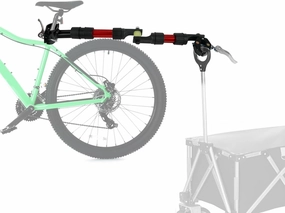 Bike Trailer Hitch for Portable Folding Wagon, Bike Trailer Connector Quick Release, Shock Absorbing, Rotatable Bicycle Trailer for Pet Cart Grocery Sports Garden Shopping Camping