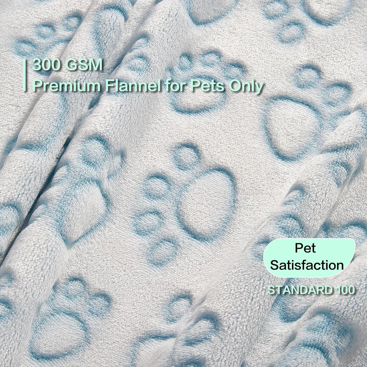 Blue Dog Blanket for Puppy Accesssories Boy, Blue Dog Stuff for Small Kitten Indoor Cats, Washable Soft Puppy Essentials Supplies