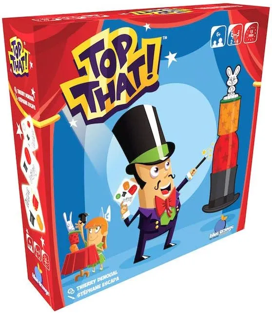 Blue Orange Top That Game: Stacking Game, 2-4 Players, Ages 7 