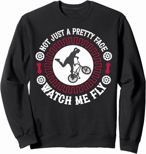 BMX Mom Life Racing Adventure Freestyle Stunt Urban Rider Sweatshirt