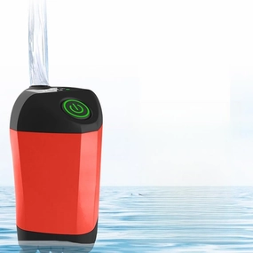Bnineteenteam Portable Outdoor Shower, Camp Shower with Pure Copper Motor and Built in Large Capacity Battery for Camping Hiking Beach