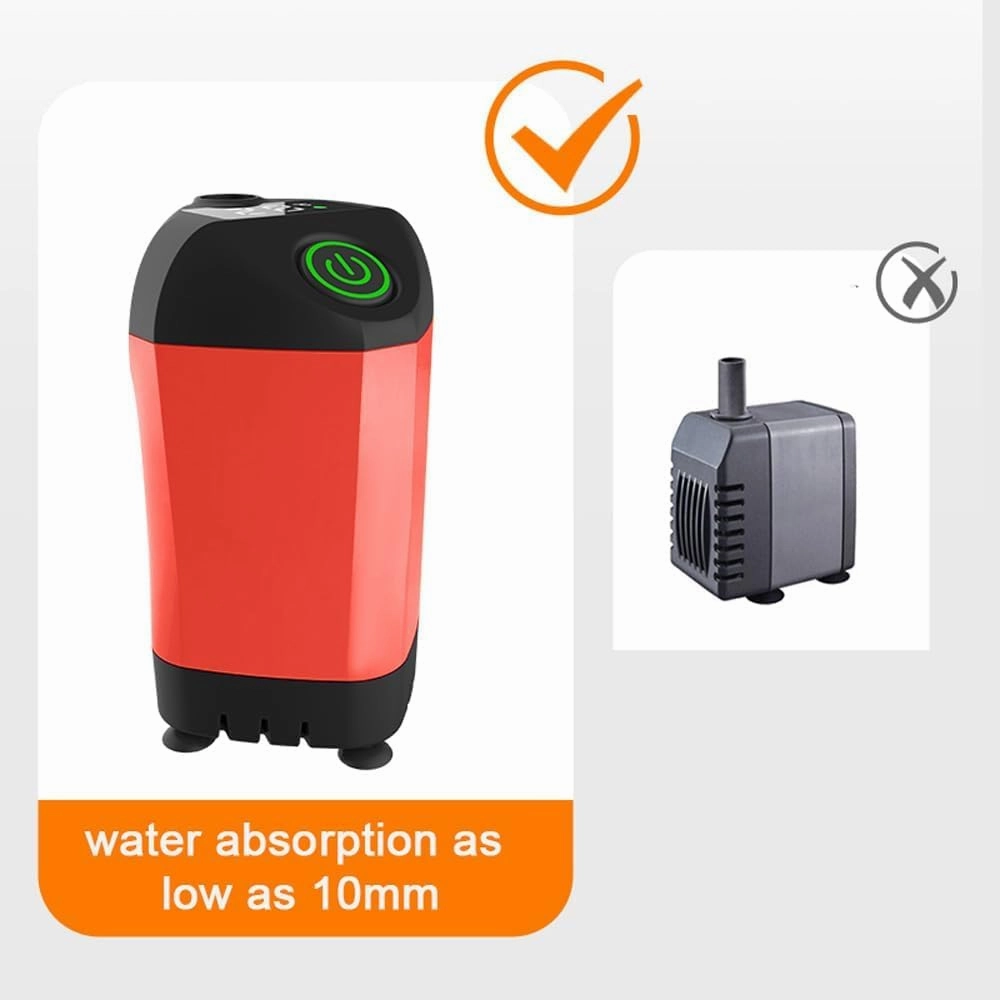 Bnineteenteam Portable Outdoor Shower, Camp Shower with Pure Copper Motor and Built in Large Capacity Battery for Camping Hiking Beach
