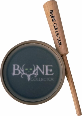Bone Collector The Game Calls Light's Out Glass Pot Call for Turkey Hunting, Frosted Glass Surface, Hardwood Striker, USA Made