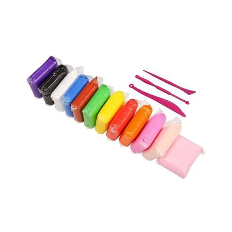 Bounce Clay - 12 Fluffy Foam Colors (3-6 Years)