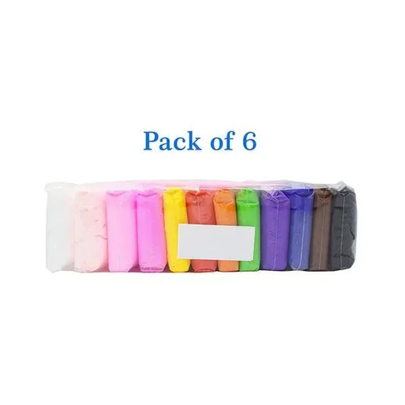Bounce Clay - 12 Fluffy Foam Colors (3-6 Years)