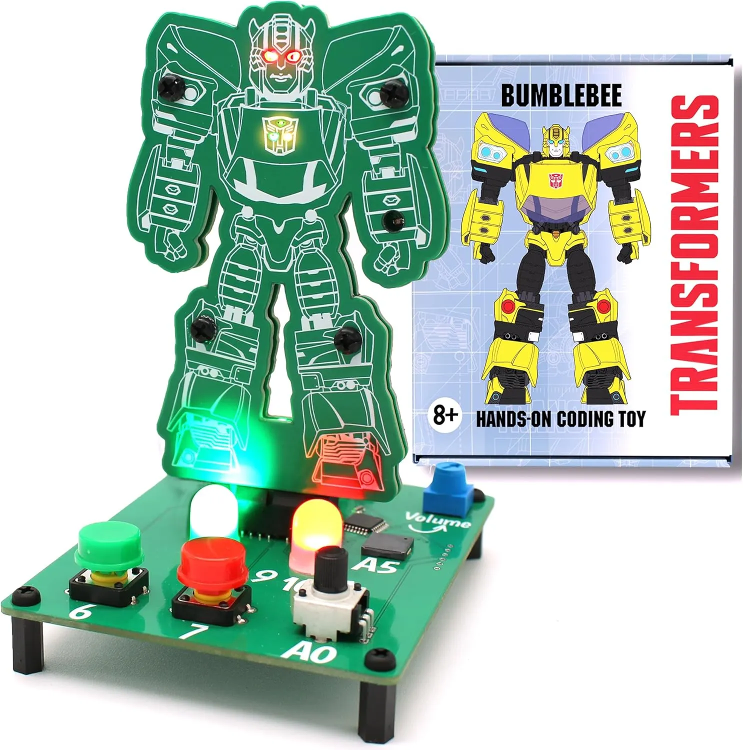 Bumblebee Transformers Coding Toy from Let's Start Coding for Kids 8  to Learn Real Computer Programming Through Hands-On Projects