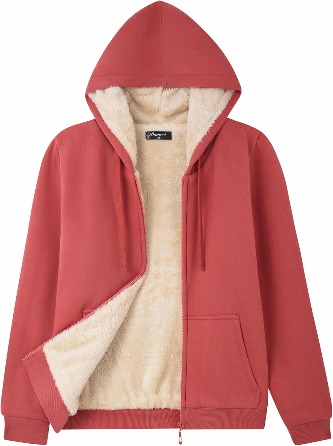 Bumeex Women' Sweatshirt,Sherpa-Lined Hoodie