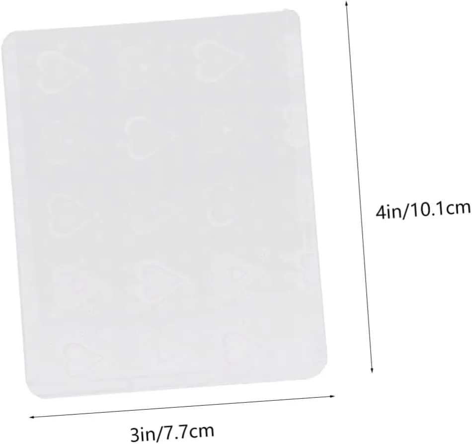 Cabilock 50pcs Album Cards Protective Covers Trading Card Sleeves Photo Card Holders Sturdy and Simple Design for Collections