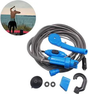 Camping Shower Portable Outdoor Shower Car or Home Power Supply 5m Cable Pet and Car Cleaning