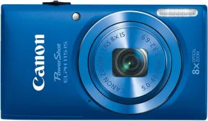 Canon PowerShot ELPH 115 is 16.0 MP Digital Camera with 8X Optical Zoom with a 28mm Wide-Angle Lens and 720p HD Video Recording (Blue)