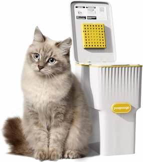 Cat Litter Trash Can, Best Cat Litter Disposal Bin, Cat Waste Container, Odor Locking, Pet Waste Pail for Cats/S/M Dogs/Rabbits, Cat Lovers' Essential Gift Duo