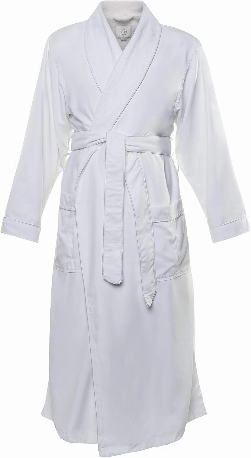 CHADSWORTH & HAIG Microfiber Plush Bath Robe with Minx Lining. Luxury Spa & Hotel Robe for Women & Men