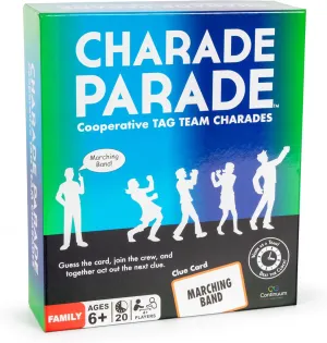 Charade Parade - The Game of Tag Team Charades, Fun Game for Families and Friends, Dance, Act, and Gesture Your Way to Victory